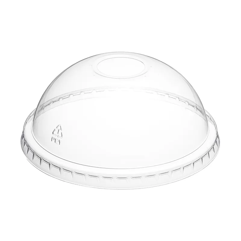 Dome Lid w/ Round Hole for 32oz PET Cold Cup