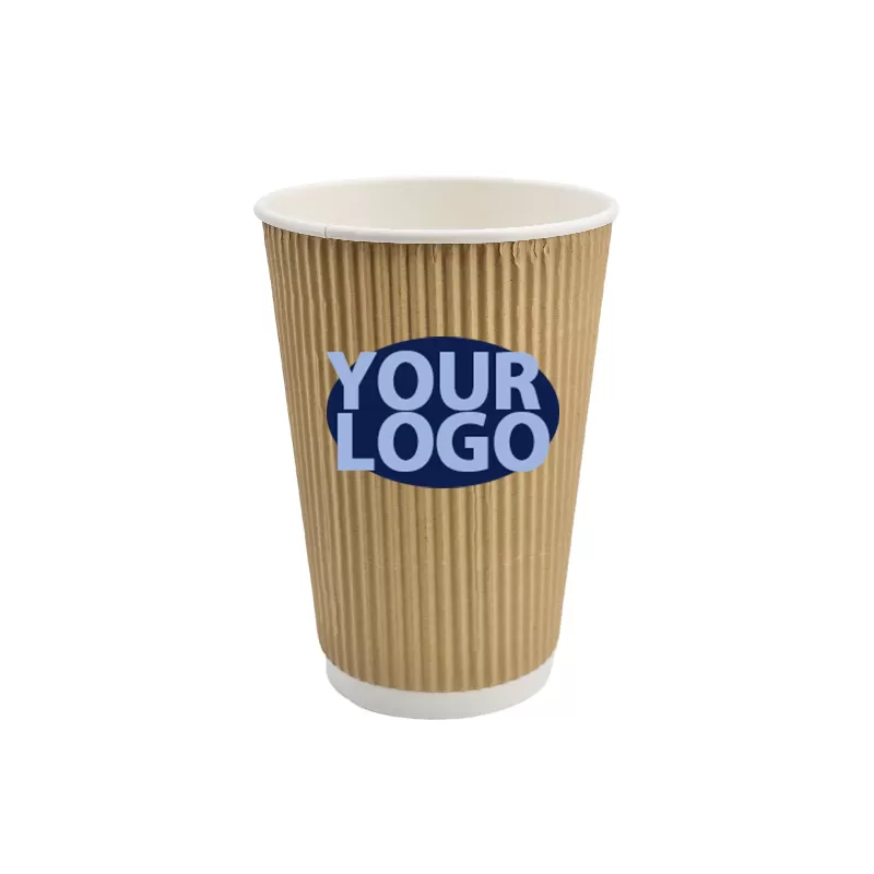 16oz Ripple Wall Hot Cup