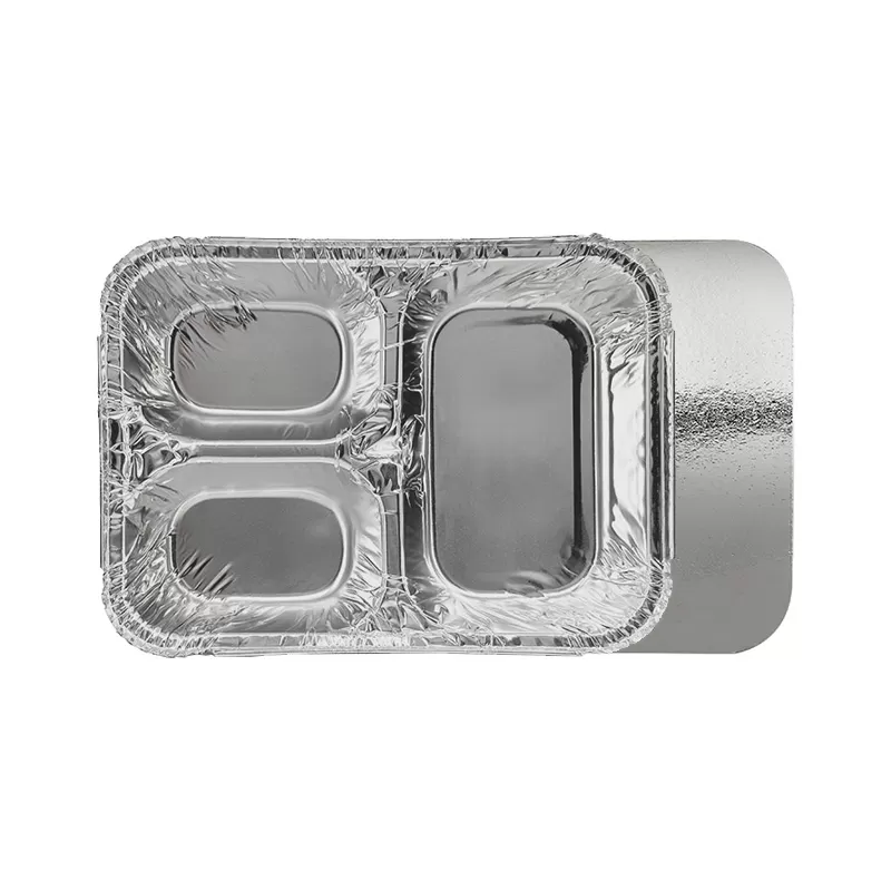 3-Compartment Oblong Pan with Board Lid