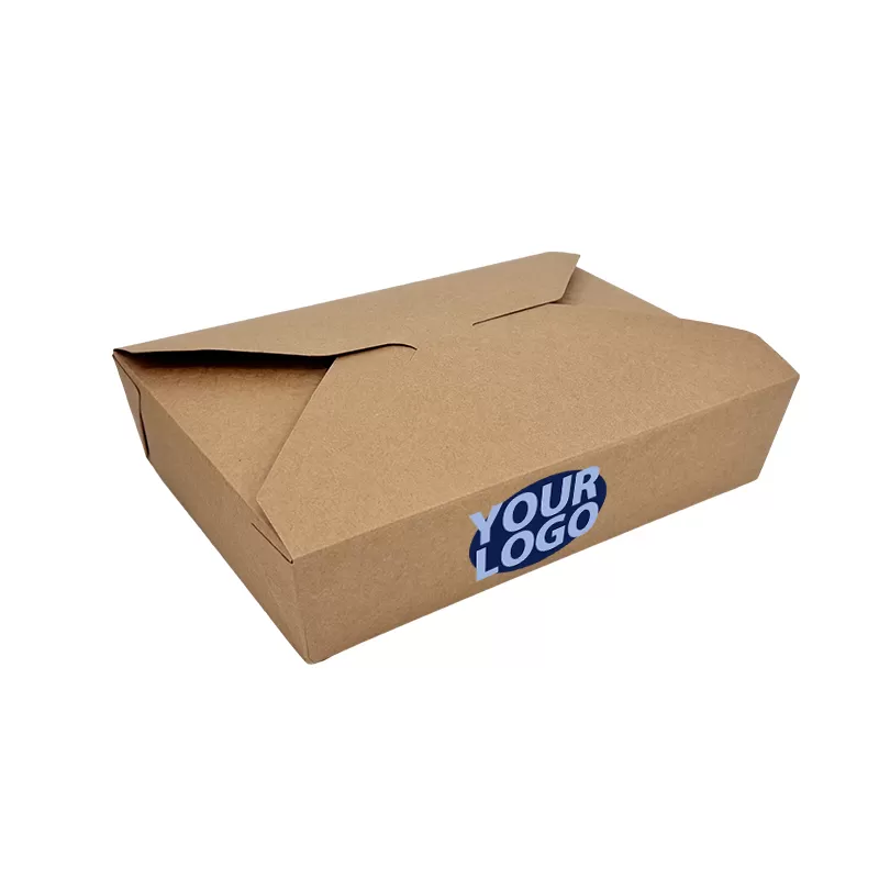 #3 Kraft Paper Food Box