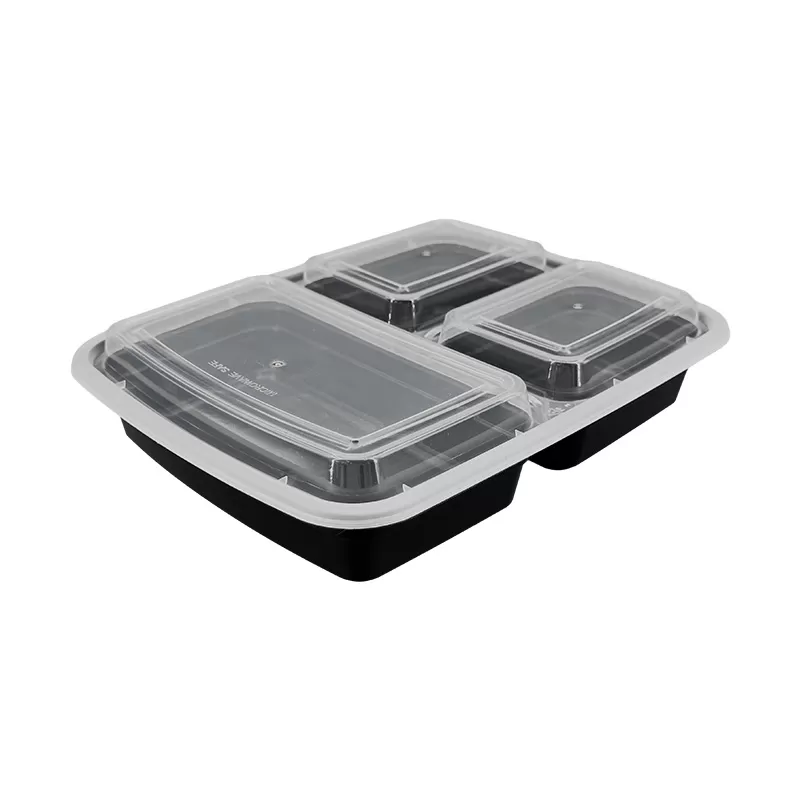 38oz 3-Compartment Container