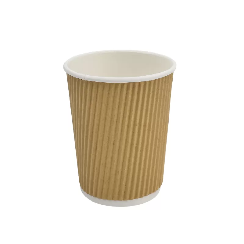 8oz Ripple Wall Hot Cup