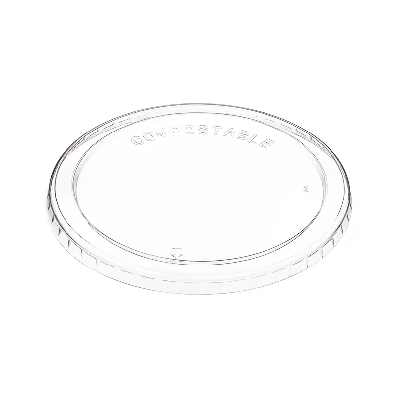 Compostable PLA Lid for 8-32oz PLA Deli Container