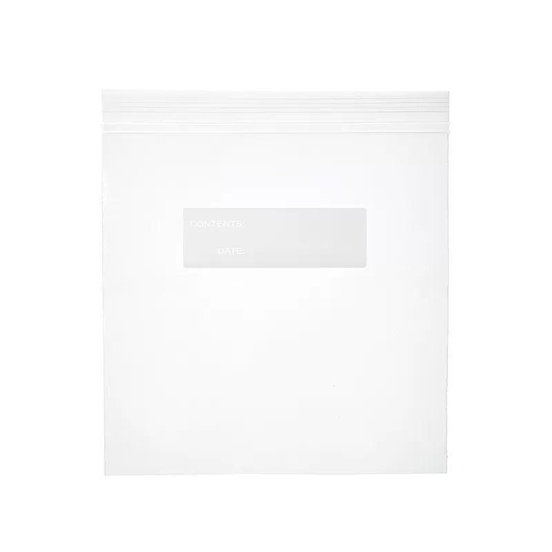 Double Zipper Gallon Reclosable Freezer Bag