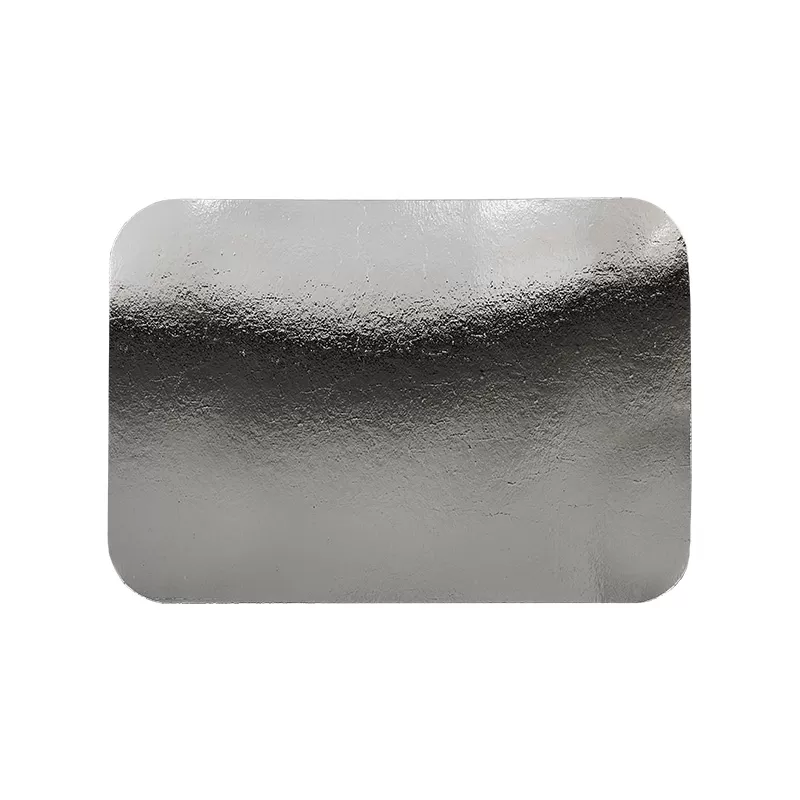 Foil Laminated Board Lid for 2 ¼ lb Oblong Foil Pan