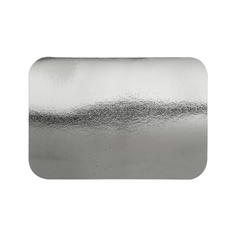 Foil Laminated Board Lid for 4lb Oblong Foil Pan