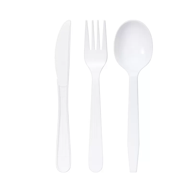 Heavy Weight PP Cutlery Kit-Soup Spoon/Fork/Knife/Napkin