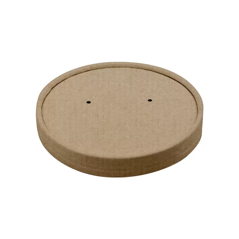 Kraft Paper Lid for 8-16oz Soup Cup