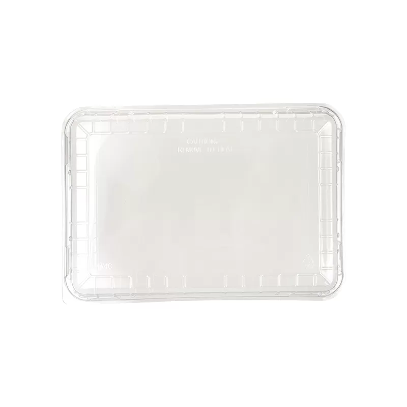 PET Dome Lid For 1/4 Size Sheet Cake Foil Pan