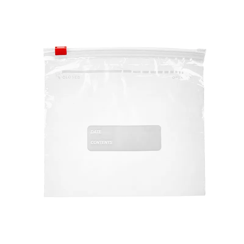 Quart Slide Seal  Reclosable Bag