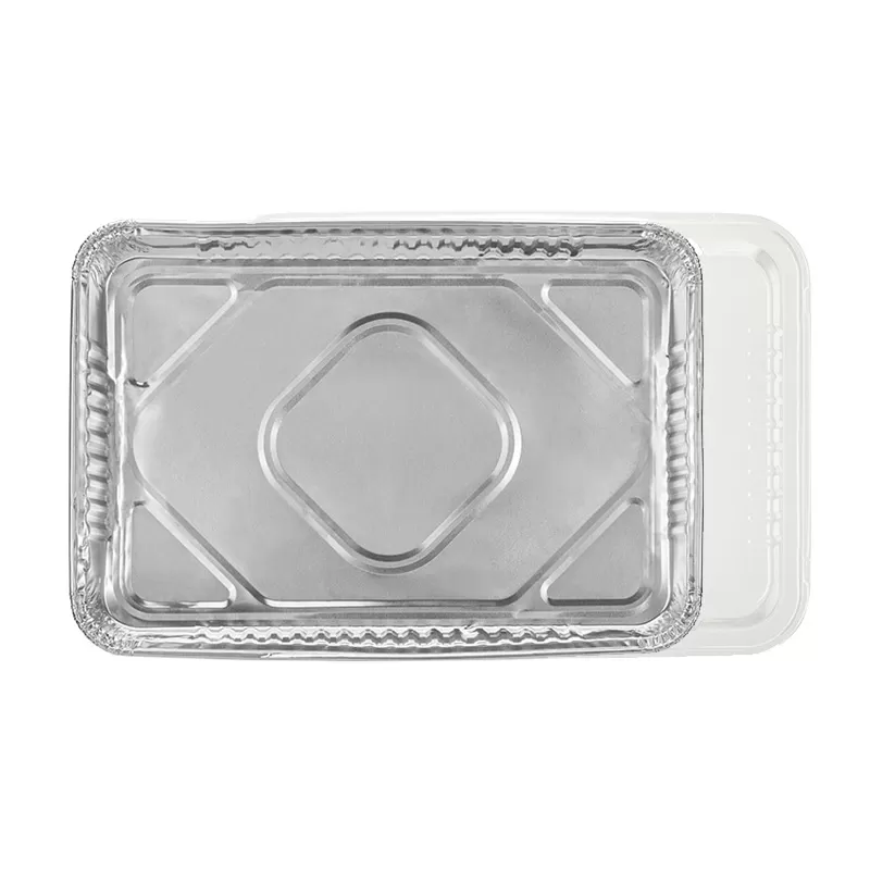 1/4 Size Sheet Cake Foil Pan with PET Dome Lid