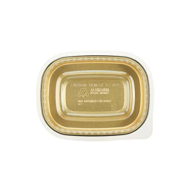 22oz Smooth Wall Take-out Pan with Dome Lid