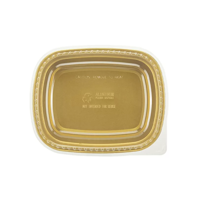 66oz Smooth Wall Take-out Pan with Dome Lid