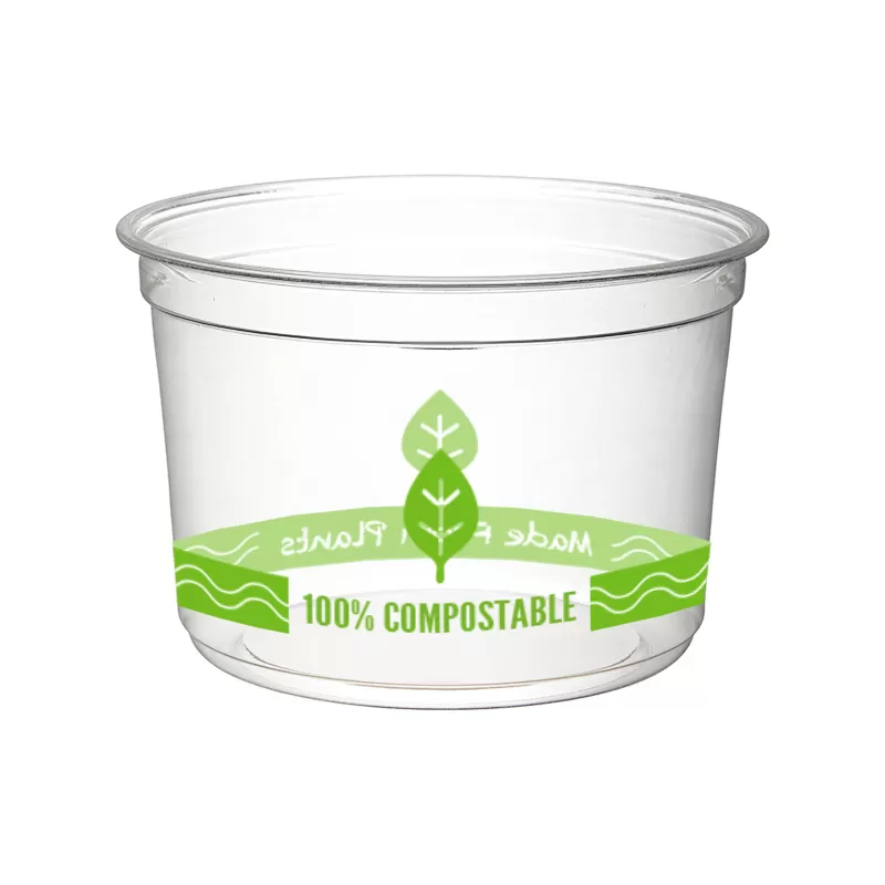 16oz Compostable PLA Deli Container