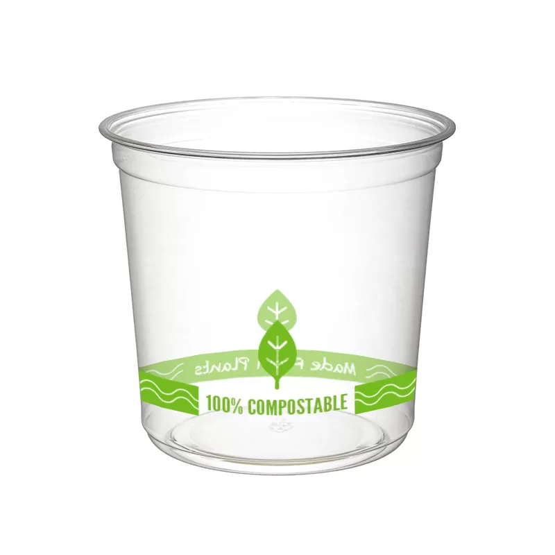 24oz Compostable PLA Deli Container