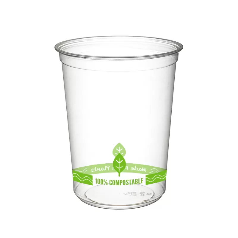 32oz Compostable PLA Deli Container