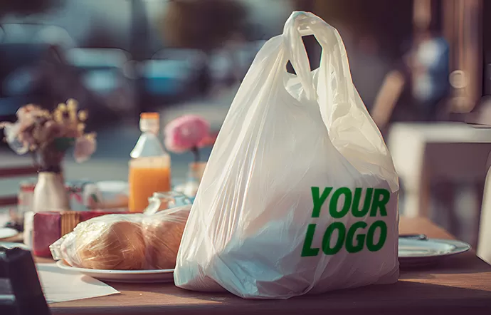 Strong and Reliable, These Bags Support Custom Logos for a Professional Look. The Article Explores How Branding Transforms Simple Bags into Mobile Advertisements.