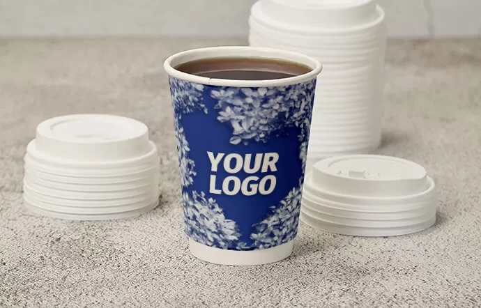 Double-Layer Insulation Keeps Beverages Hot While Eliminating the Need for Sleeves, With Full-Color Customization.
