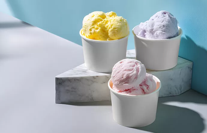 Keep Frozen Treats Fresh with Customizable, Leak-Proof Paper Ice Cream Cups.