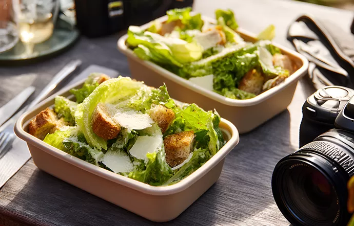 Are Molded Fiber Rectangle Bowls Suitable for Both Dine-In and Takeout?