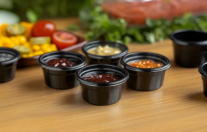 Do PP Portion Cups Come with Secure Lids?